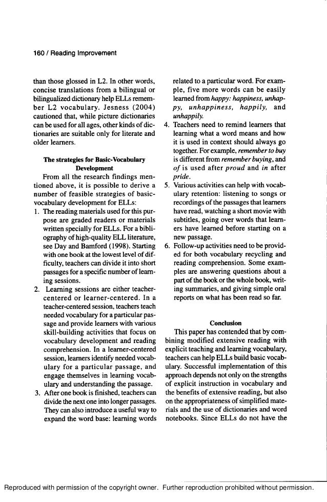 methods of teaching vocabulary teaching vocabulary pdf